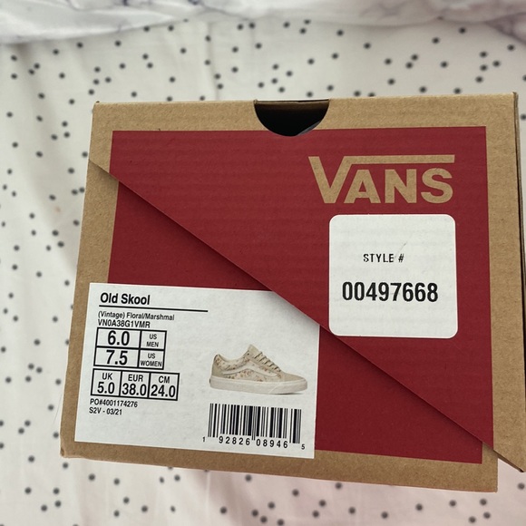 Vintage floral Vans - Picture 4 of 5